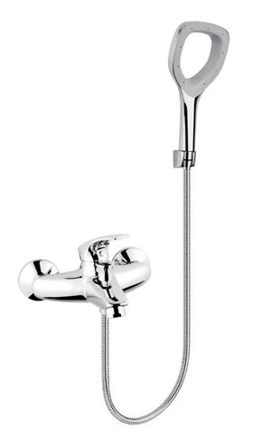 NOVASERVIS METALIA ECO+ vanová nástěnná baterie, s přepínačem, se sprchovou soupravou, chrom 57020,0E Obrázek - Hlavní obrázek