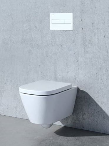 LAUFEN LIS AW1 ovládací tlačítko pro dvě splachování, plast, bílá H8956610000001 Obrázek - fotka