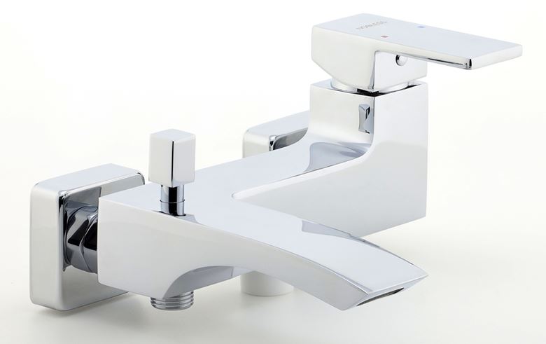 NOVASERVIS EDGE vanová nástěnná baterie, s přepínačem, chrom 36020/1,0 Obrázek - fotka