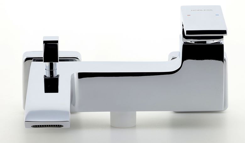 NOVASERVIS EDGE vanová nástěnná baterie, s přepínačem, chrom 36020/1,0 Obrázek - fotka