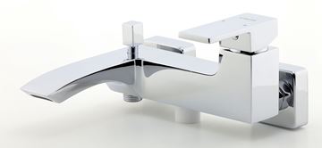NOVASERVIS EDGE vanová nástěnná baterie, s přepínačem, chrom 36020/1,0 Obrázek - fotka