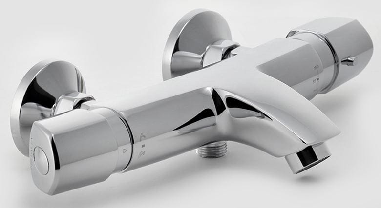 NOVASERVIS METALIA 57 vanová nástěnná termostatická baterie, s přepínačem, chrom 57921/1,0 Obrázek - fotka