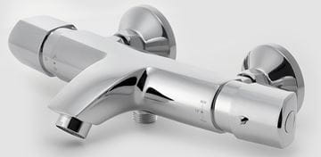 NOVASERVIS METALIA 57 vanová nástěnná termostatická baterie, s přepínačem, chrom 57921/1,0 Obrázek - fotka