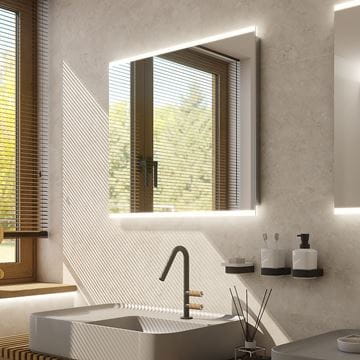 NIMCO ZP 12000 zrcadlo 80x70 cm, reverzibilní, s osvětlením ZP 12003 Obrázek - fotka