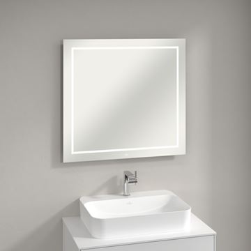 VILLEROY & BOCH FINION zrcadlo 80x75 cm, s osvětlením, s regulací teploty světla F6008000 Obrázek - fotka
