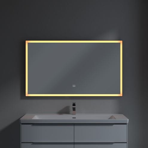 VILLEROY & BOCH SUBWAY 3.0 zrcadlo 130x75 cm, s osvětlením, s regulací stmívání a teploty světla, se senzorem A46313BC Obrázek - fotka