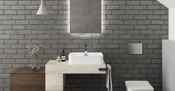 IDEAL STANDARD MIRROR & LIGHT zrcadlo 50x70 cm, reverzibilní, s osvětlením, s vyhříváním T3259BH Obrázek - fotka