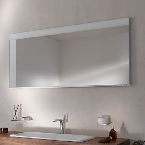 KEUCO EDITION 400 zrcadlo 141x65 cm, s osvětlením, s regulací stmívání a teploty světa, s vyhříváním, se senzorem 11596172501 Obrázek - fotka