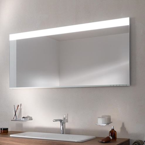 KEUCO EDITION 400 zrcadlo 141x65 cm, s osvětlením, s regulací stmívání a teploty světa, s vyhříváním, se senzorem 11596172501 Obrázek - fotka