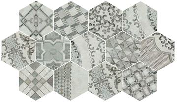 MARAZZI CLAYS dekor 21x18,2 cm, mat, cotton/lava