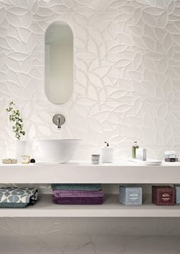 MARAZZI ESSENZIALE dekor 40x120 cm, mat-lesk reliéf 3D, white MNP3 Obrázek - fotka