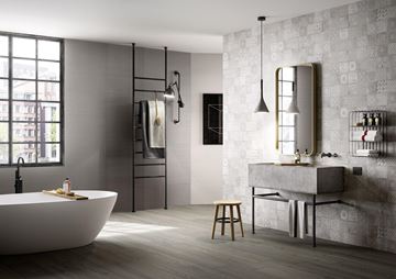 MARAZZI MATERIKA dekor 40x120 cm, mat, grigio/antracite MMJY Obrázek - fotka