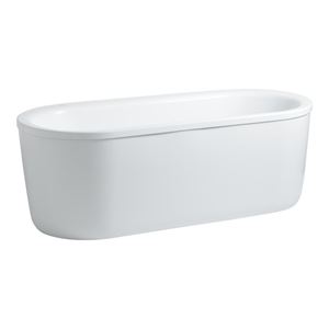 LAUFEN SOLUTIONS volně stojící vana 170x75 cm, s rámem a panelem, akrylát