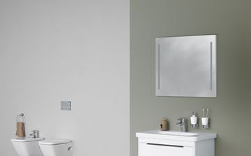 DŘEVOJAS STRIPE ZCO 120 zrcadlo 120x70 cm, s osvětlením, s regulací stmívání, se senzorem 29466 Obrázek - fotka