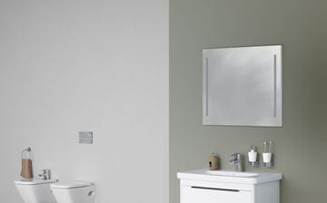 DŘEVOJAS STRIPE ZCO 100 zrcadlo 100x70 cm, s osvětlením, s regulací stmívání, se senzorem 29480 Obrázek - fotka
