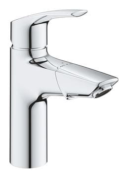 GROHE EUROSMART umyvadlová stojánková baterie, s vytahovací sprškou a odtokovou soupravou, chrom
