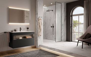 KEUCO EDITION ATELIER ruční sprcha 187 mm, matná černá 56080370100 Obrázek - fotka