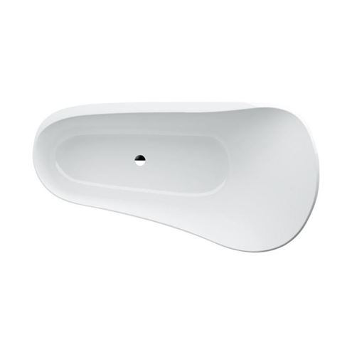 LAUFEN PALOMBA COLLECTION volně stojící vana 180x90 cm, s odtokovou soupravou, sentec H2458020000001 Obrázek - fotka