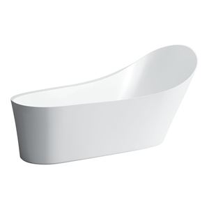 LAUFEN PALOMBA COLLECTION volně stojící vana 180x90 cm, s odtokovou soupravou, sentec