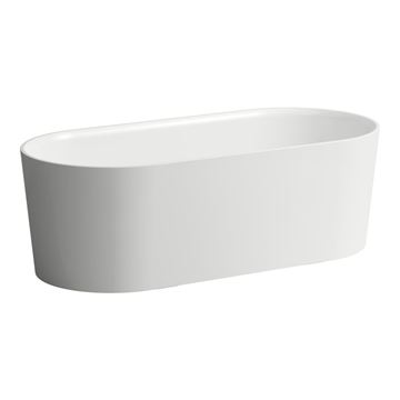 LAUFEN VAL volně stojící vana 160x75 cm, s odtokovou soupravou, sentec