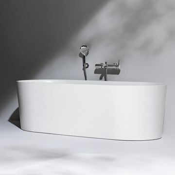 LAUFEN VAL volně stojící vana 160x75 cm, s odtokovou soupravou, sentec H2302820000001 Obrázek - fotka