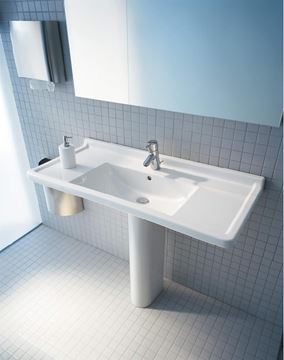 DURAVIT STARCK 3 umyvadlo 105 cm, s otvorem pro baterii a přepadem 0304100000 Obrázek - fotka