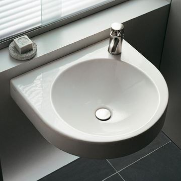 DURAVIT ARCHITEC umyvadlo 57,5 cm, s otvorem pro baterii vpravo, bez přepadu 0449580008 Obrázek - fotka