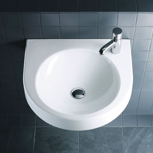DURAVIT ARCHITEC umyvadlo 57,5 cm, s otvorem pro baterii vpravo, bez přepadu 0449580008 Obrázek - fotka