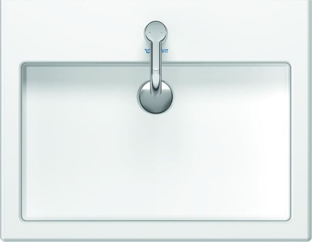 DURAVIT VERO umyvadlo 60 cm, s otvorem pro baterii a přepadem 0454600000 Obrázek - fotka