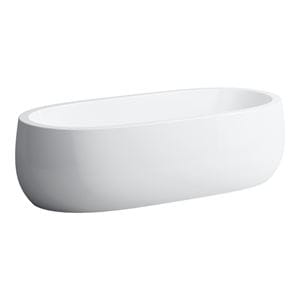LAUFEN ILBAGNOALESSI ONE volně stojící vana 183x87 cm, pro 2 osoby, solid surface