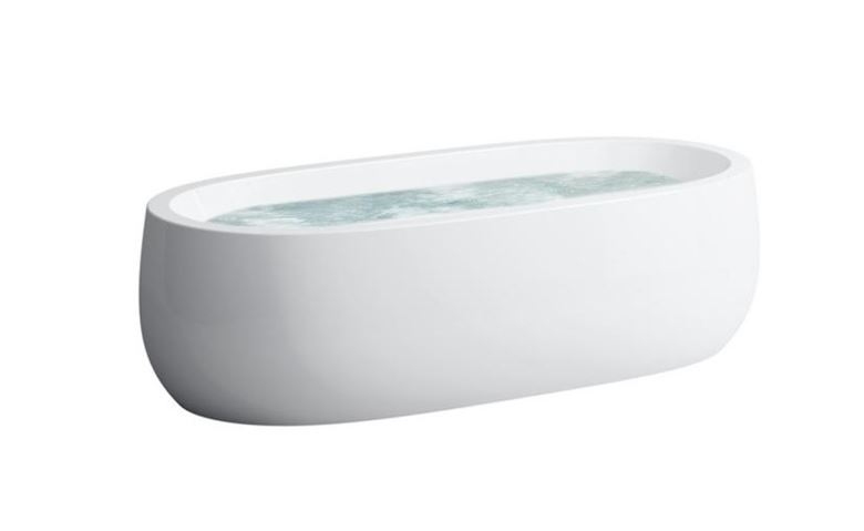 LAUFEN ILBAGNOALESSI ONE volně stojící vana 183x87 cm, pro 2 osoby, senzorové ovládání, LED osvětlení, solid surface H2459720006151 Obrázek - Hlavní obrázek