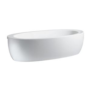 LAUFEN ILBAGNOALESSI ONE polozápustná vana 203x102 cm, s konstrukcí a panelem, akrylát