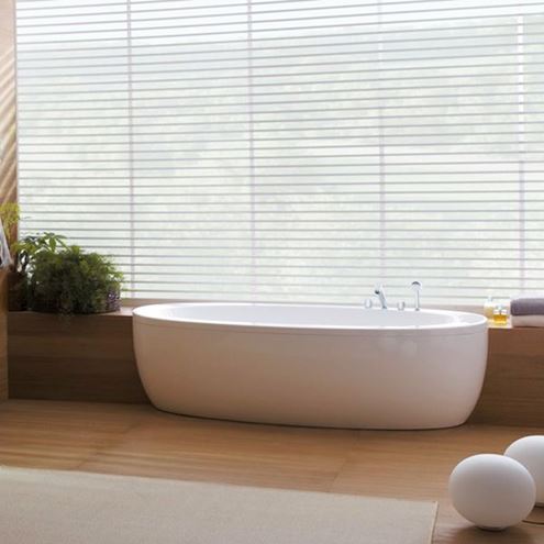 LAUFEN ILBAGNOALESSI ONE polozápustná vana 203x102 cm, s konstrukcí a panelem, akrylát H2449700000001 Obrázek - fotka
