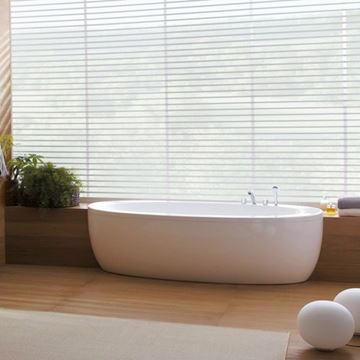 LAUFEN ILBAGNOALESSI ONE polozápustná vana 203x102 cm, s konstrukcí a panelem, akrylát H2449700000001 Obrázek - fotka