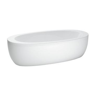 LAUFEN ILBAGNOALESSI volně stojící vana 203x102 cm, s konstrukcí a panelem, akrylát