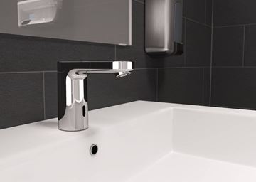HANSGROHE VERNIS BLEND umyvadlová senzorová baterie pro jednu vodu, napájení z baterie, EcoSmart, chrom 71503000 Obrázek - fotka