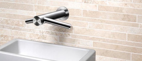 DYSON AIRBLADE WASH & DRY umyvadlová senzorová baterie, s vysoušečem rukou, napájení ze sítě, nerez 24526601 Obrázek - fotka
