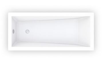 ROTH KUBIC NEO vana 160x70 cm, bez nožiček, akrylát