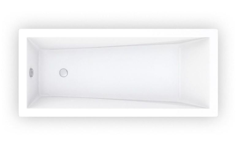 ROTH KUBIC NEO vana 160x70 cm, bez nožiček, akrylát 9310000 Obrázek - Hlavní obrázek