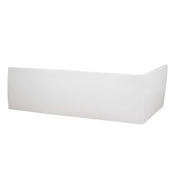 ROTH KUBIC ASYMMETRIC rohová vana 160x103 cm, bez nožiček, akrylát 9660000 Obrázek - fotka