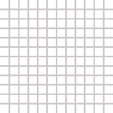 RAKO COLOR TWO mozaika 30x30(2,5x2,5) cm, lepená na síti, lesk, bílá