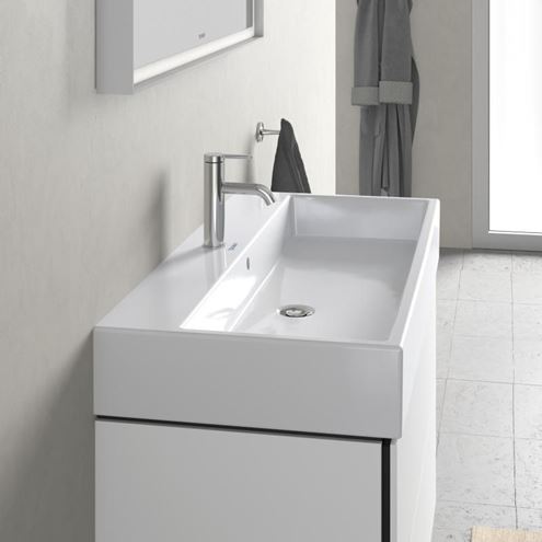 DURAVIT VERO AIR umyvadlo 100 cm, s otvorem pro baterii a přepadem 2350100000 Obrázek - fotka