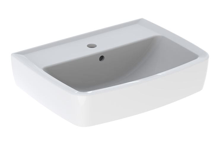 EASY umyvadlo 55 cm, s otvorem pro baterii a přepadem 502.981.00.1 Obrázek - Hlavní obrázek