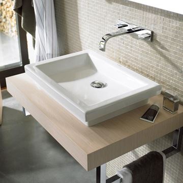 DURAVIT 2ND FLOOR umyvadlo na desku 58 cm, bez přepadu, broušené 0317580000 Obrázek - fotka