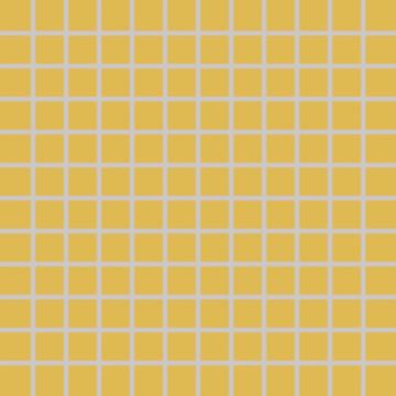RAKO COLOR TWO mozaika 30x30(2,5x2,5) cm, lepená na síti, mat, tmavě žlutá