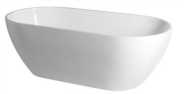 POLYSAN REDUTA volně stojící vana 171x81 cm, pro 2 osoby, litý mramor