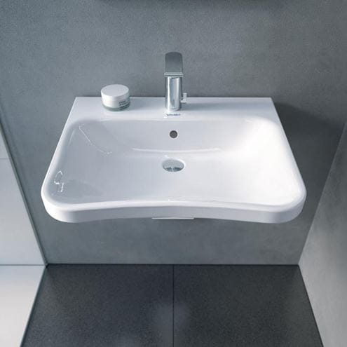 DURAVIT DURASTYLE bezbariérové umyvadlo 65 cm, s otvorem pro baterii a přepadem 2329650000 Obrázek - fotka