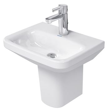 DURAVIT DURASTYLE umývátko 45 cm, s otvorem pro baterii, bez přepadu 0708450000 Obrázek - fotka