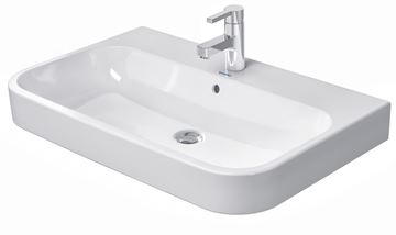 DURAVIT HAPPY D.2 umyvadlo 80 cm, s otvorem pro baterii a přepadem