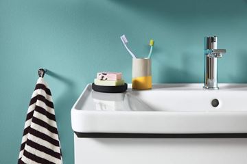 DURAVIT D-NEO umyvadlo 80 cm, s otvorem pro baterii a přepadem 2367800000 Obrázek - fotka